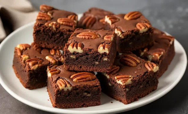 Brownies con nuez pecana