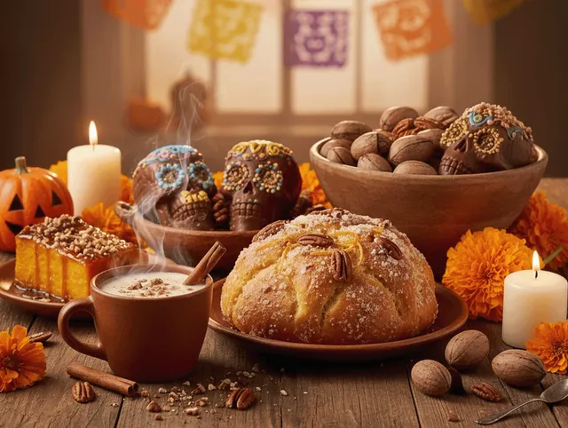 Dulce y Escalofriante: Celebra Halloween y Día de Muertos con Nuez Pecana