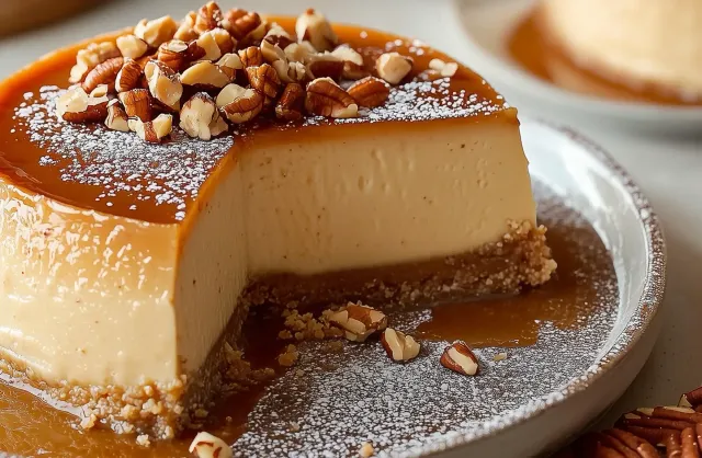 Flan de Nuez Pecana