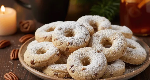 Galletas de Nuez Navideñas