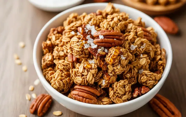 Granola Salted Maple con nuez pecana
