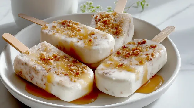 Paletas de Nuez y Cajeta