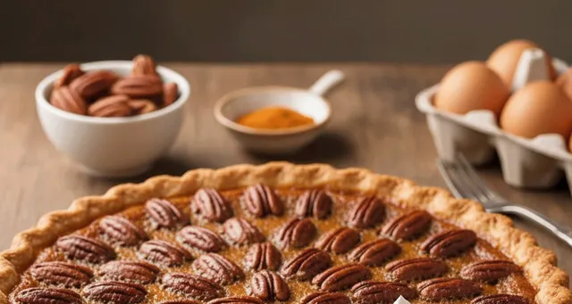Pumpkin Pecan Pie (Pay de Calabaza y Nuez Pecana)