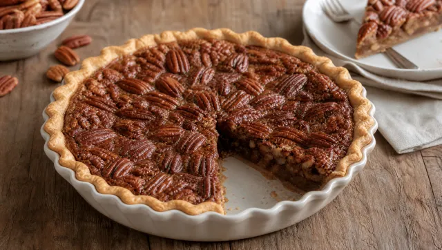 Tarta Clásica de Nuez Pecana (Pecan Pie Mexicano)