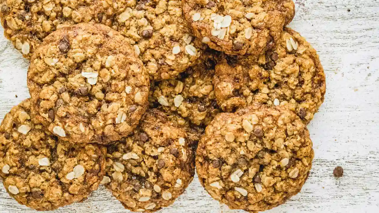 Receta para deliciosas galletas de avena con nuez